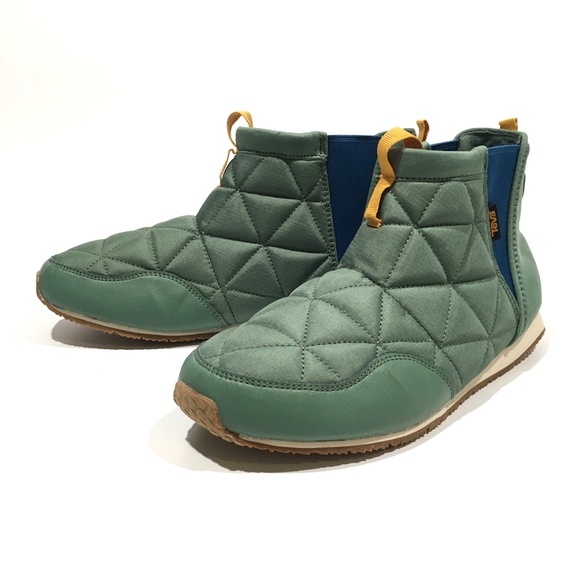 TEVA EMBER MID QUILTED CAMPING BOOTS -HELIX GREEN -YOUTH US 7 /WOMEN 8.5 -NEW - Picture 5 of 6